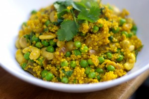 Quinoa con curry