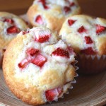 Como hacer un muffin de vainilla y fresa